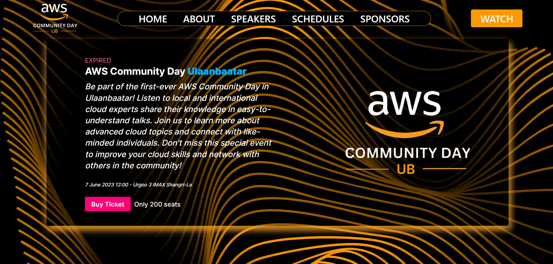 AWS Community 2023 in Mongolia